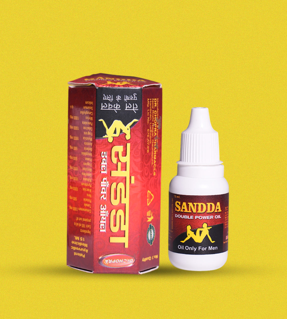 Veeon Sanda Tail (Sandha) 15ml – Ayurvedic Massage Oil for Men