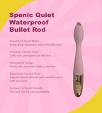 Spenic Quiet Waterproof Bullet Rod – Soft & Powerful for Ultimate Relaxation