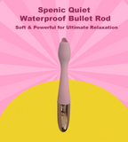 Spenic Quiet Waterproof Bullet Rod – Soft & Powerful for Ultimate Relaxation